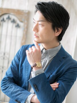 トニーアンドガイ メン 与野駅前店(TONI&GUY MEN) アレンジ自在♪七三アップバングヘルシースタイルc