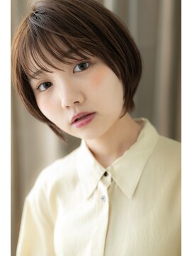 カバーヘア ブリス 上尾西口店(COVER HAIR bliss) シースルーバング大人かわいい美髪ミニボブZ上尾20代30代40代