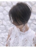 モアナバイヘッドライト 曽根店(Moana by HEADLIGHT)&nbsp;Moana#ハンサムショート#センターパート#暗髪