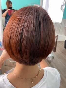 サロンドゥレゴッド(Salon de ReGod) オレンジボブ