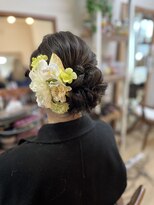 ロカット サロン(Roquat Salon)&nbsp;ブライダル白無垢アップアレンジ【ヘアセット/立川/立川南/袴】