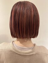 ジャム(Jam)&nbsp;小顔ミニボブ×夏色コーラルピンクカラー★中村大輔