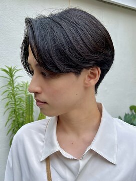 ニコ トウキョウ ヨコハマ(nico) メンズ/センターパート/ニュアンスパーマ