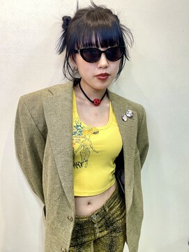 シオ ヘアー デザイン(Sio. hair design) blue black／hair arrange