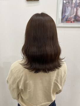 リフトバイマグ 松本駅前店(lift by mag) 透明感カラー/ブリーチなし/オリーブベージュ/アッシュ/ウェーブ