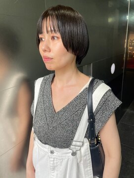 ガリカ 大名(Gallica) 【恒吉佐央理】乾かしただけでまとまる薄め前髪マッシュショート