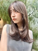 20/30代顔まわりカットフェイスレイヤー後れ毛カットレイヤー