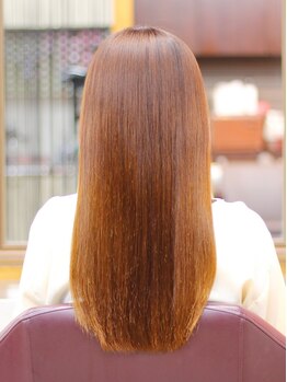 美容室 ドリームスタイルの写真/オーダーメイド縮毛★1人1人の骨格とクセにより欲しいところに欲しいぶんだけ、MENUを分けて施術する贅沢