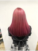 ピンク×ピンクのグラデーションカラー
