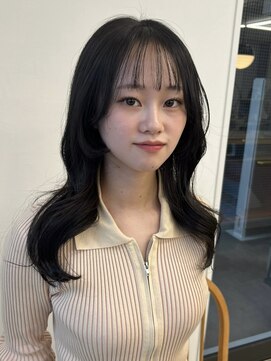 ポール(pole) 札幌ミディアム　暗髪レイヤーミディアム