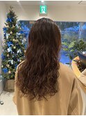 ロング×ウェーブパーマ