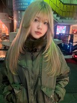 アイトーキョーエス 渋谷(AI TOKYO S)&nbsp;シアーカラー/シルキーベージュ/ブラントカット/セミディ