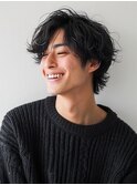 大人男性ニュアンスパーマナチュラル30代メンズ