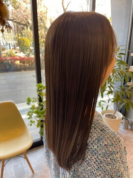 ハクバイジェービー 稲毛(hak by jb) 似合わせカット/メルディカラー/フェミニンロング