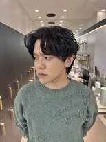 ロンドシエル 横浜(Lond ciel)&nbsp;メンズニュアンスパーマ/センターパート