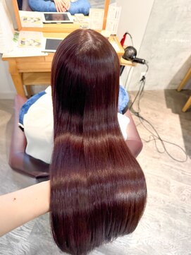 アフィナー(Afinar) 【横浜/横浜駅】質感再生カラー/カシスレッド