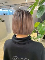 メリー オオサカ(Merly Osaka)&nbsp;beige balayage × mini bob