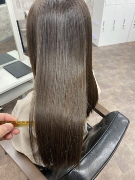 ハーシーバイアポロ 相模大野(HERSHE by apollo) 髪質改善縮毛矯正,レイヤー,縮毛矯正,白髪ぼかしハイライト.白髪