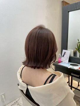 ディフィーノ 赤坂(DIFINO) 赤坂/くびれ切りっぱなしボブ/ナチュラルブラウン