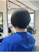 王道丸みショートボブ