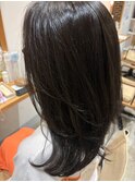 ミディアムレイヤーカット