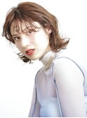 くせ毛を活かした外ハネボブ