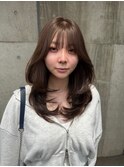 韓国レイヤー/くびれレイヤー/顔周りレイヤー/ロング