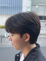 オーガニック アトリエ 大宮(organic+atelier)&nbsp;韓国風シースルーマッシュ毛流れストレートパーマ