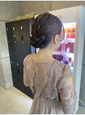 【札幌白石】シニヨン/ヘアセット/結婚式/およばれ