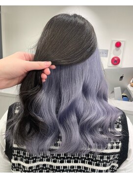 ルーブ トウキョウ(Loob. TOKYO) 池袋デザインカラーインナーカラーシルバーアッシュカラー韓国