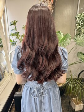 フュチュールヘアー(futur hair) 美髪大人女性のピンクブラウン