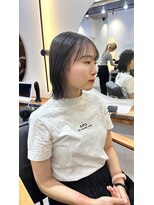 イオエ 梅田(ioe) ダブルカラー/大人ボブ/黒髪スタイル/髪質改善/縮毛矯正