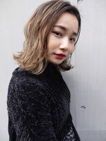 モリオ フロム ロンドン サッポロファクトリー店(morio FROM LONDON) 【morio札幌】札幌ボブ 大人かわいいハイライトボブ