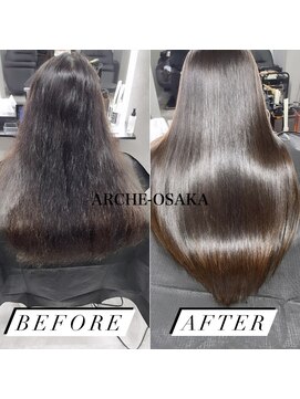 アーチオオサカ(ARCHE-OSAKA) 髪質改善/心斎橋/酸性ストレート/縮毛矯正/大阪