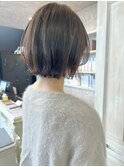 福山市美容室Caary透明感カラー20代30代40代切りっぱなしボブ