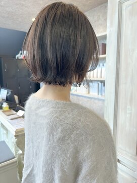 キャアリー(Caary) 福山市美容室Caary透明感カラー20代30代40代切りっぱなしボブ