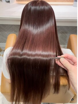 ロンド 銀座(Lond) ★Shina/黒髪ココアベージュ小顔レイヤー髪質改善縮毛矯正116