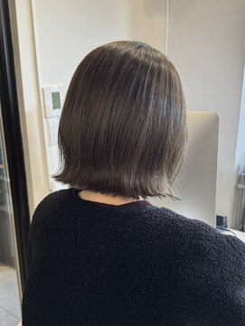 外はねボブ　新宿/髪質改善/透明感カラー/小顔カット/縮毛矯正