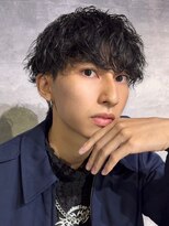 アノ(Ano.) 大分シャドウパーマメンズマッシュ波巻きパーマツイストパーマ