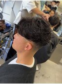 men's/メンズ/フェード/バーバー/メンズパーマ/スペインカール