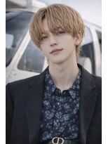 ヘアールーム アート(hair room a to by NYNY)&nbsp;ミルクティーベージュ×コンマバングマッシュ