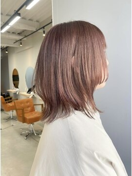 ヘアーラニッシュ 船橋店(hair Lanish) ピンクベージュ/フェイスウルフ/姫カット