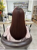 ピンクブラウン 髪質改善トリートメント