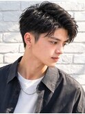アップバングイケメン学校刈り上げ形状記憶パーマ好感度