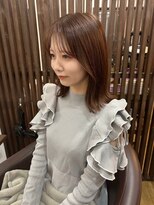 ルルズ(LULUS)&nbsp;ミディアムボブミディアムレイヤー京都駅くびれヘアくびれ巻き