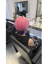 カラット 堺東(CARAT)&nbsp;デザインカラー/ピンクカラー/パープルカラー/ウルフカット