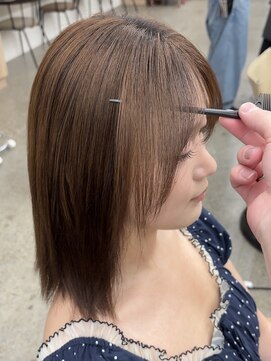 ミリ(mm) 10代20代30代扱いやすい顔まわり！プレミアム縮毛矯正！髪質改善