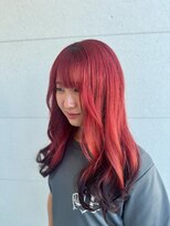 ビーズアモール 春日井市民病院前店(B's amor) 【夏に映える!】グラデーションカラー×チェリーレッド