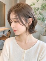 ノイ(neu) ショートボブ/くびれボブ/ボブ/デザインカット/似合わせ/艶髪