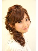 愛され☆ゆるふわハーフアップ☆ヘアセットF
